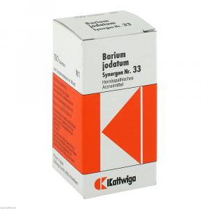 SYNERGON KOMPLEX 33 Barium jodatum Tabletten