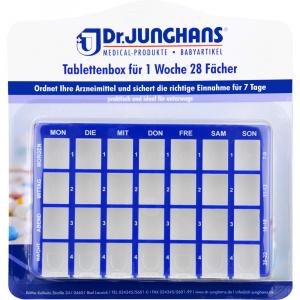 TABLETTENBOX 1 Woche 28-Fächer Schiebedeckel