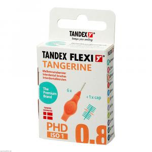 TANDEX FLEXI Interdentalb.PHD 0.8/ISO 1 tangerine