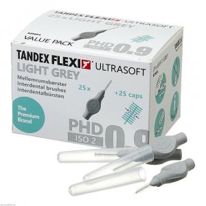 TANDEX FLEXI UltraSoft Bürste PHD 0.9/ISO 2 h.grau