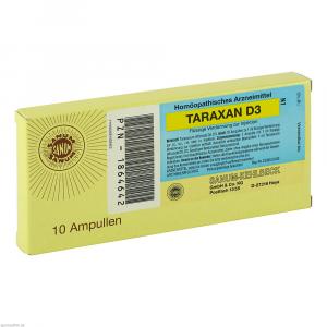 TARAXAN D 3 flüssige Verdünnung z.Injektion Amp.