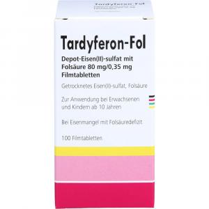 TARDYFERON-Fol Depot-Eisen(II)-sul.m.Fols.Filmtab.