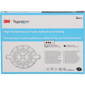 TEGADERM 3M Foam Adhesive 14,3x15,6 cm oval 90613