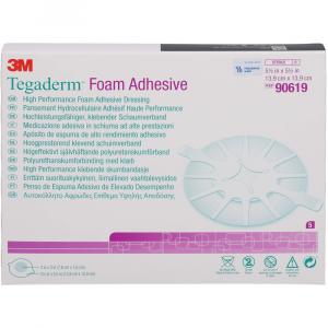 TEGADERM Foam Adhesive 13,9 cm rund 90619