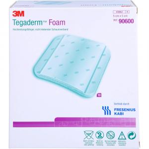 TEGADERM Foam n.klebend 5x5 cm 90600 TEGADERM Foam n.klebend 5x5 cm 90600