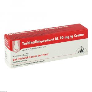 TERBINAFINHYDROCHLORID AL 10 mg/g Creme