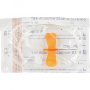 TERUMO SURFLO Perfusionsbesteck 25 G 30 cm orange