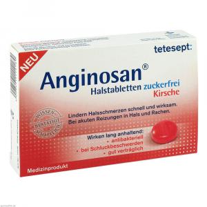 TETESEPT Anginosan Halstabletten zuckerfrei Kirsch