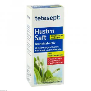 TETESEPT Hustensaft alkohol- und zuckerfrei