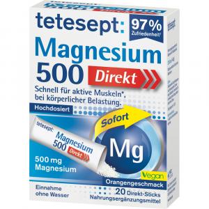 TETESEPT Magnesium 500 Direkt Sticks