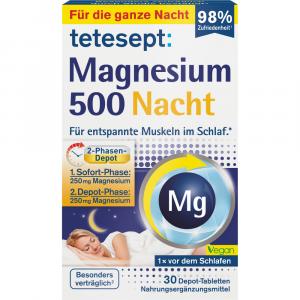 TETESEPT Magnesium 500 Nacht Tabletten