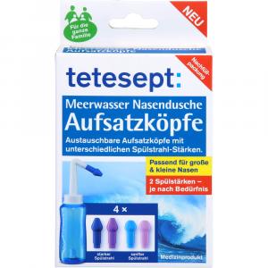 TETESEPT Nasendusche Aufsatzköpfe