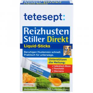 TETESEPT Reizhusten Stiller Direkt Liquid Sticks