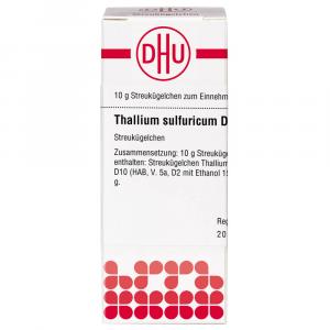 THALLIUM SULFURICUM D 10 Globuli Ind.Fert.