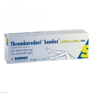 THROMBAREDUCT Sandoz 30.000 I.E. Salbe
