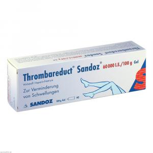THROMBAREDUCT Sandoz 60.000 I.E. Gel