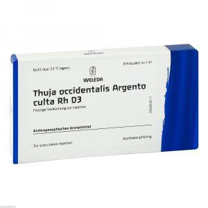 THUJA OCCIDENTALIS ARGENTO culta D 3 Ampullen