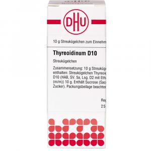 THYREOIDINUM D 10 Globuli