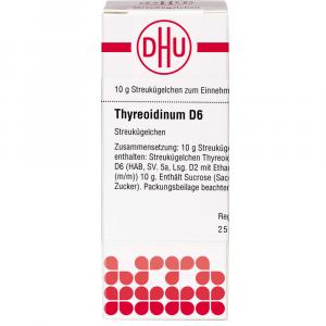 THYREOIDINUM D 6 Globuli