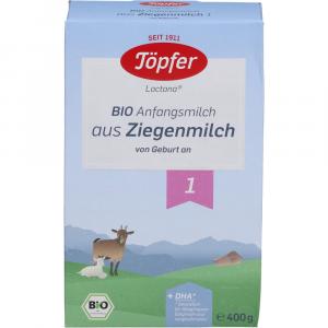 TÖPFER Bio Anfangsnahrung auf Ziegenmilchbasis 1