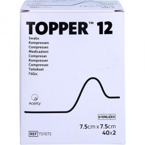 TOPPER 12 Kompr.7,5x7,5 cm steril