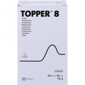 TOPPER 8 Kompr.10x10 cm steril