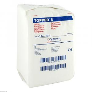 TOPPER 8 Kompr.10x10 cm unsteril