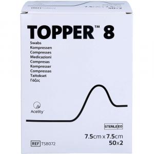TOPPER 8 Kompr.7,5x7,5 cm steril TOPPER 8 Kompr.7,5x7,5 cm steril