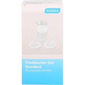 TRINKBECHER-SET Standard m.Deck.f.Tee u.Brei