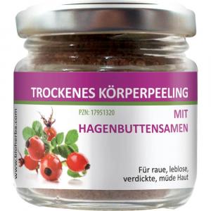 TROCKENES Körperpeeling m.Hagebuttensamen Pulver