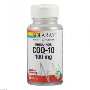 UBIQUINOL COENZYM Q10 100 mg Solaray Kapseln