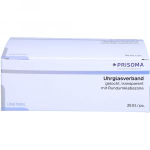 UHRGLASVERBAND unsteril gelocht