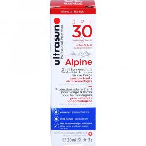 ULTRASUN Alpine Creme SPF 30 2in1 Gesicht+Lippen