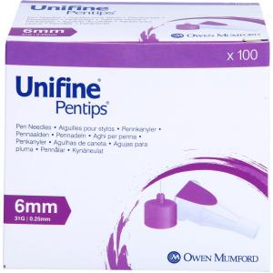 UNIFINE Pentips Kanüle 31 G 0,33x6 mm