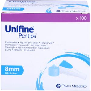 UNIFINE Pentips Kanüle 31 G 8 mm