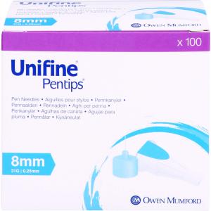 UNIFINE Pentips Kanüle 31 G 8 mm