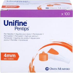 UNIFINE Pentips Kanüle 33 G 4 mm