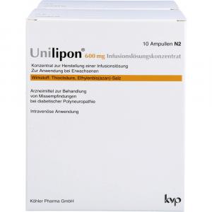 UNILIPON 600 Infusionslösungskonzentrat