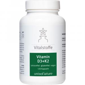 UNISONATURE Vitamin D3+K2 Kapseln