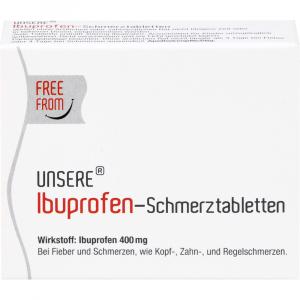 UNSERE Ibuprofen-Schmerztabletten