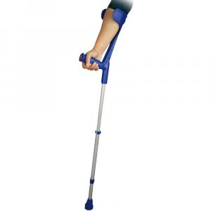 UNTERARMSTÜTZE f.Erwachsene blau m.Softgriff