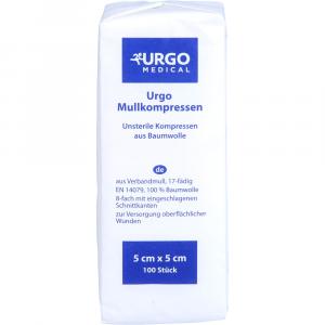 URGO MULLKOMPRESSEN 5x5 cm unsteril