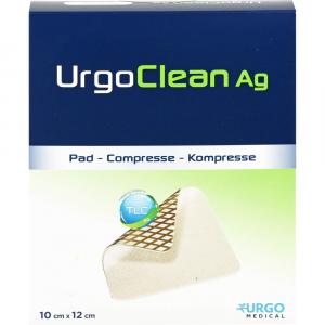 URGOCLEAN Ag Kompressen 10x12 cm steril