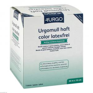URGOMULL haft color latexfrei 10 cmx20 m blau