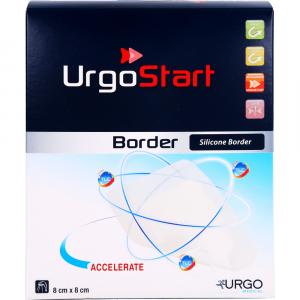 URGOSTART Border 8x8 cm Schaumstoffwundverband