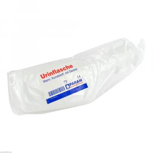 URINFLASCHE Mann Kunststoff m.Deckel