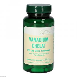 VANADIUM CHELAT 25 μg Bios Kapseln