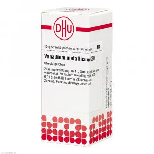 VANADIUM METALLICUM C 30 Globuli
