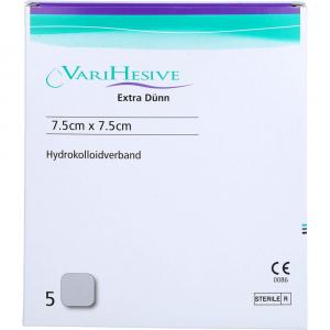 VARIHESIVE extra dünn 7,5x7,5 cm HKV hydroaktiv