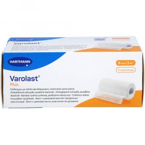 VAROLAST Plus Zinkleimbinde 8 cmx5 m